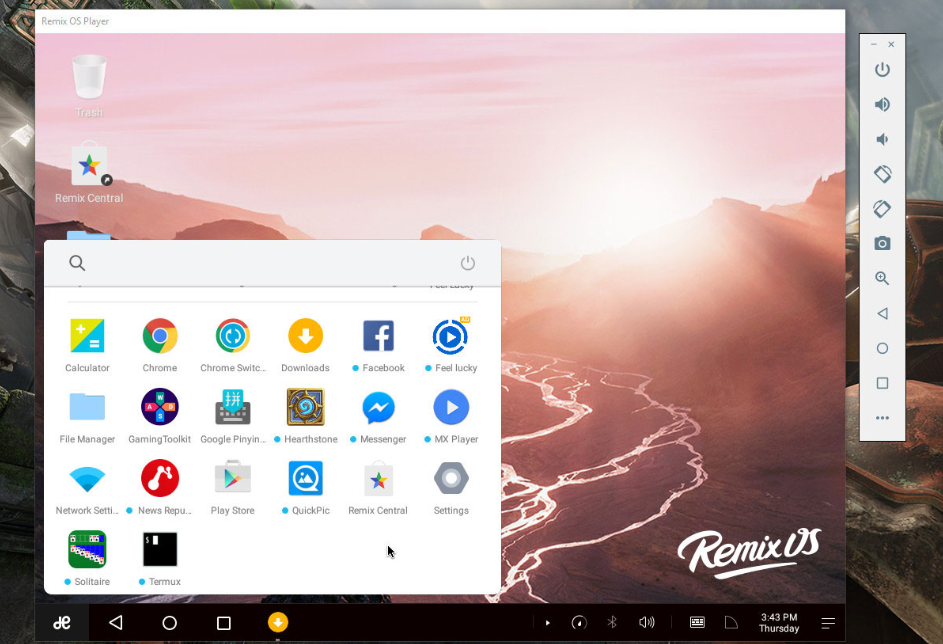 Remix OS Player Android Emulator