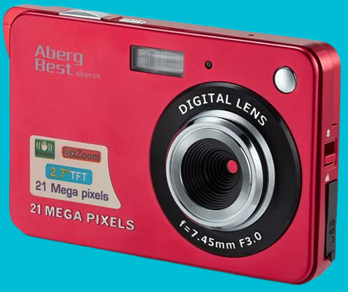 Best Cheap Digital Cameras - AbergBest Rechargeable LCD 21 Mega Pixels HD Digital Camera