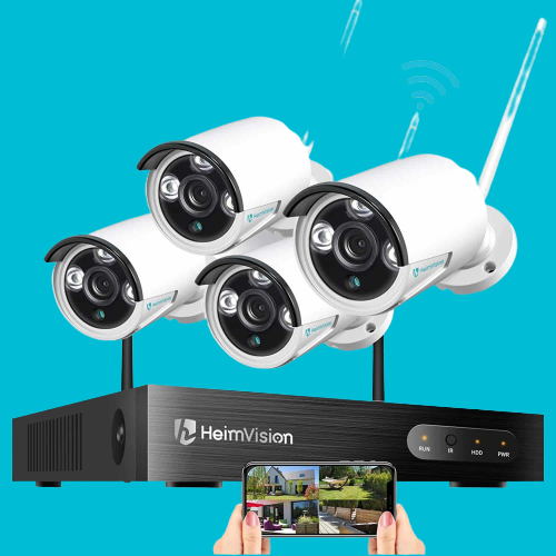 HelmVision HM241 Wireless Security Camera System