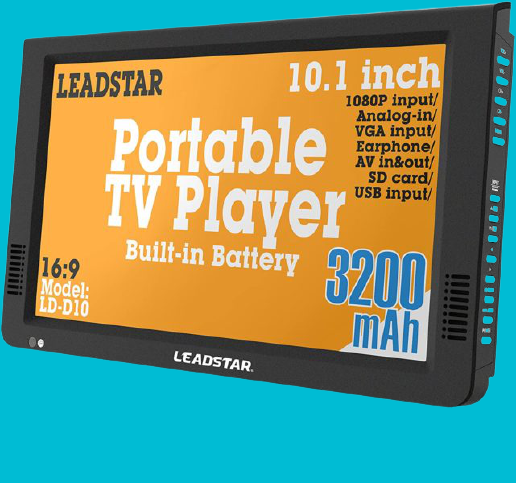 LEADSTAR ATSC TFT 10 Inch Portable Digital Television