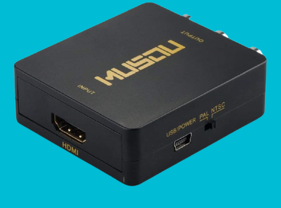 Musou 1080P HDMI to RCA Composite AV Video Audio Converter