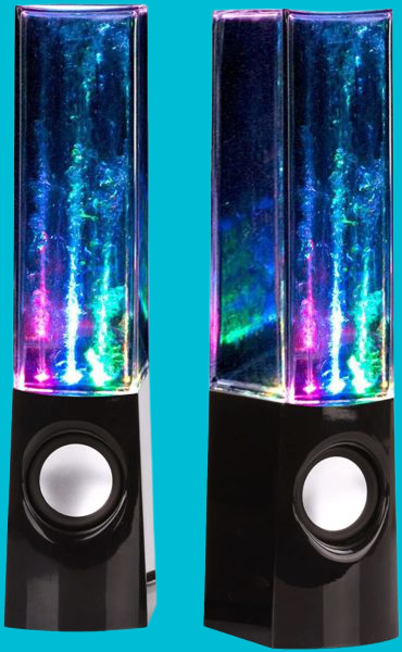uTronix LED Fountain Multi-Color Dancing Water Speaker